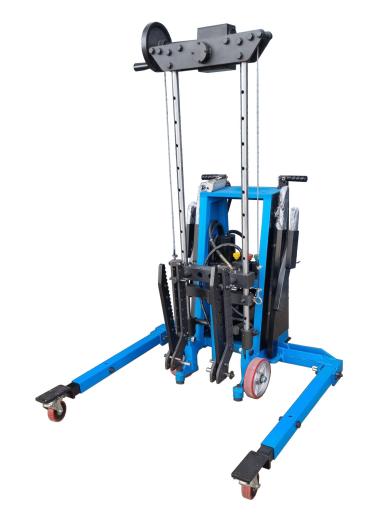 HEAVY DUTY WHEEL & OIL TANK LIFTING EQUIPMENT DE.PAT. TW PAT.