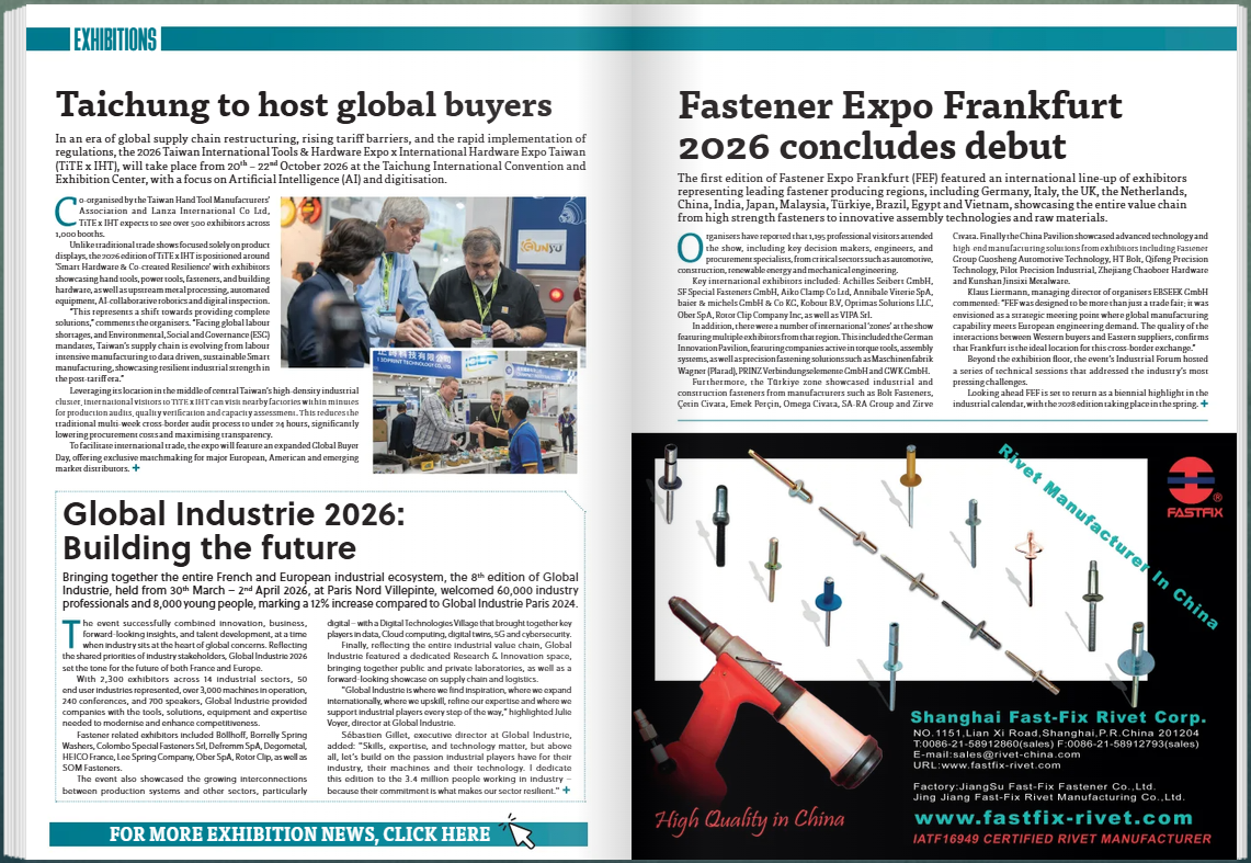 Taichung to host global buyers (P. 122)