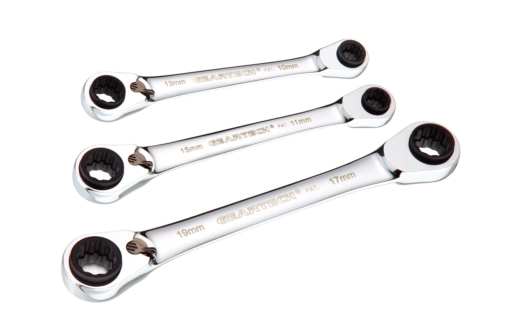 4in1 Reversible Geartech Double Box Wrench