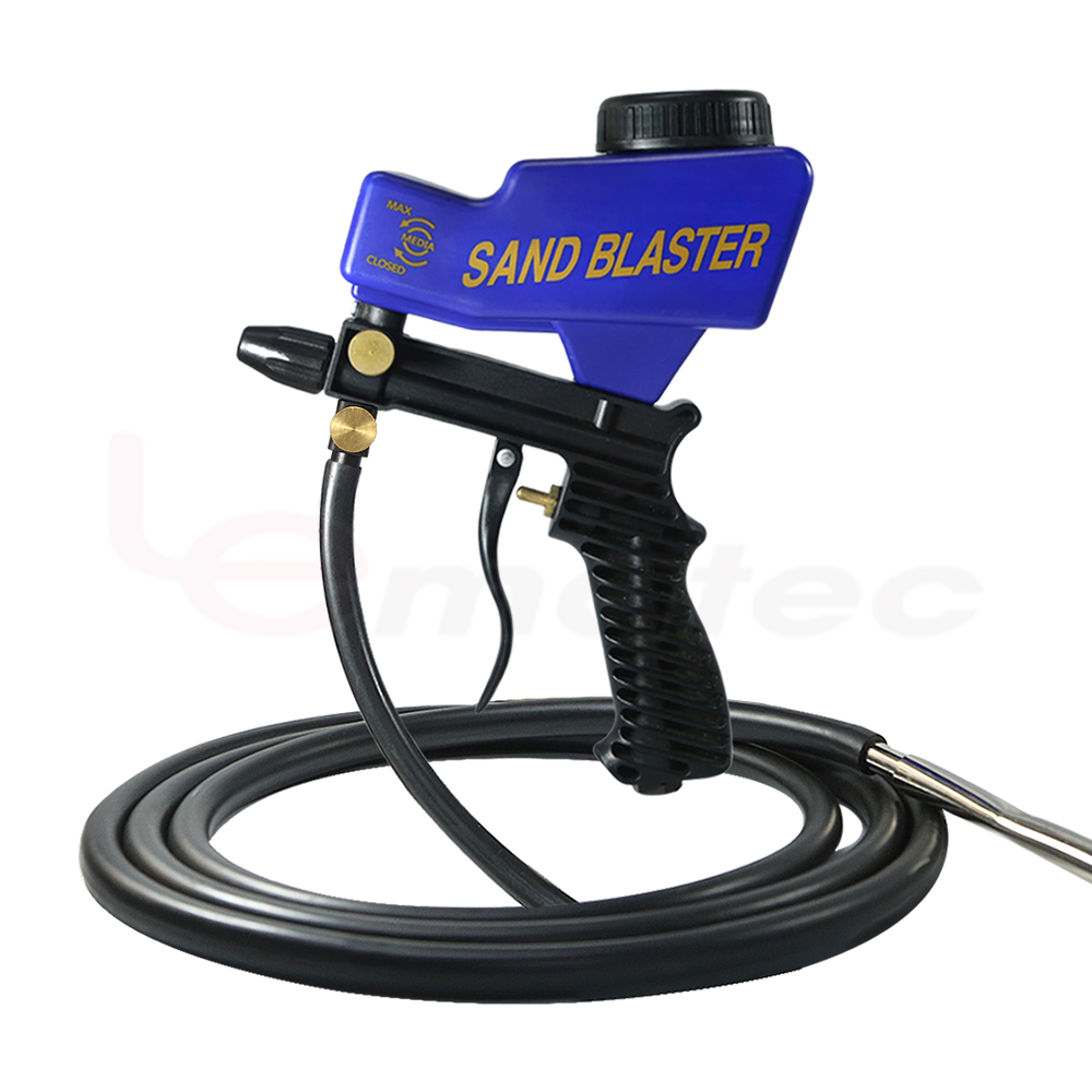  Gravity Feed With Siphon Feed Sandblaster Gun With Ceramic Nozzle