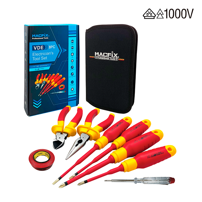 8-PC Electrician's Combined Tool Set