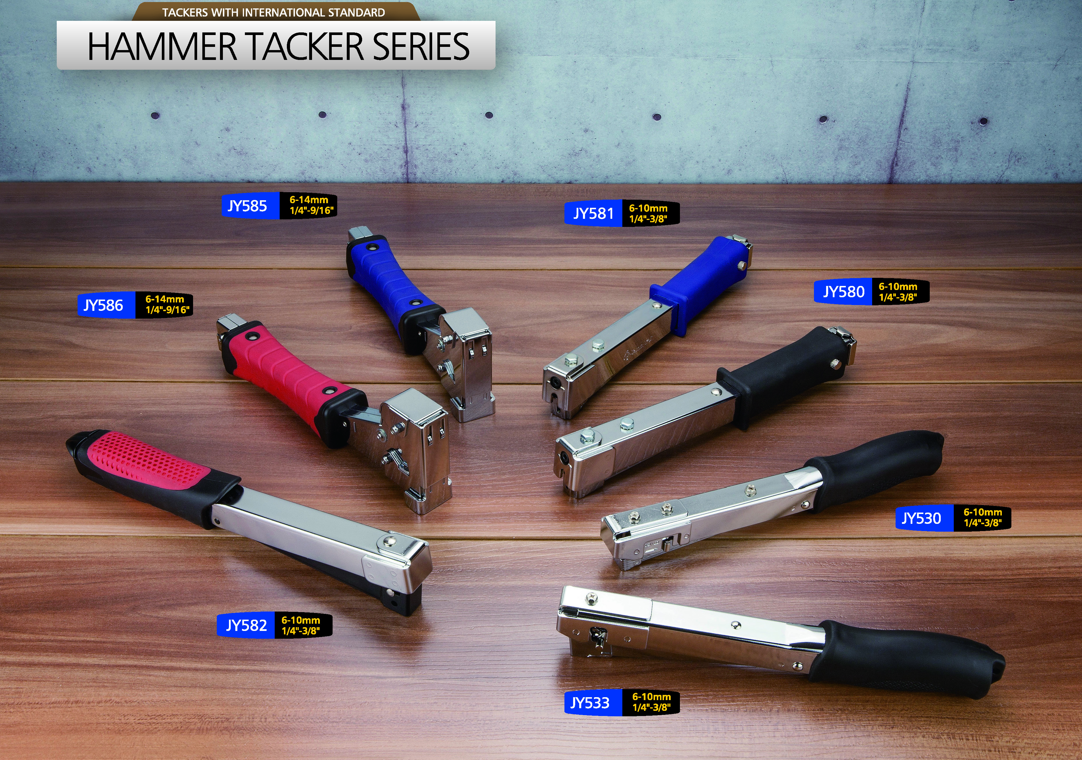Heavy Duty Hammer Tacker for T50,6(1/4