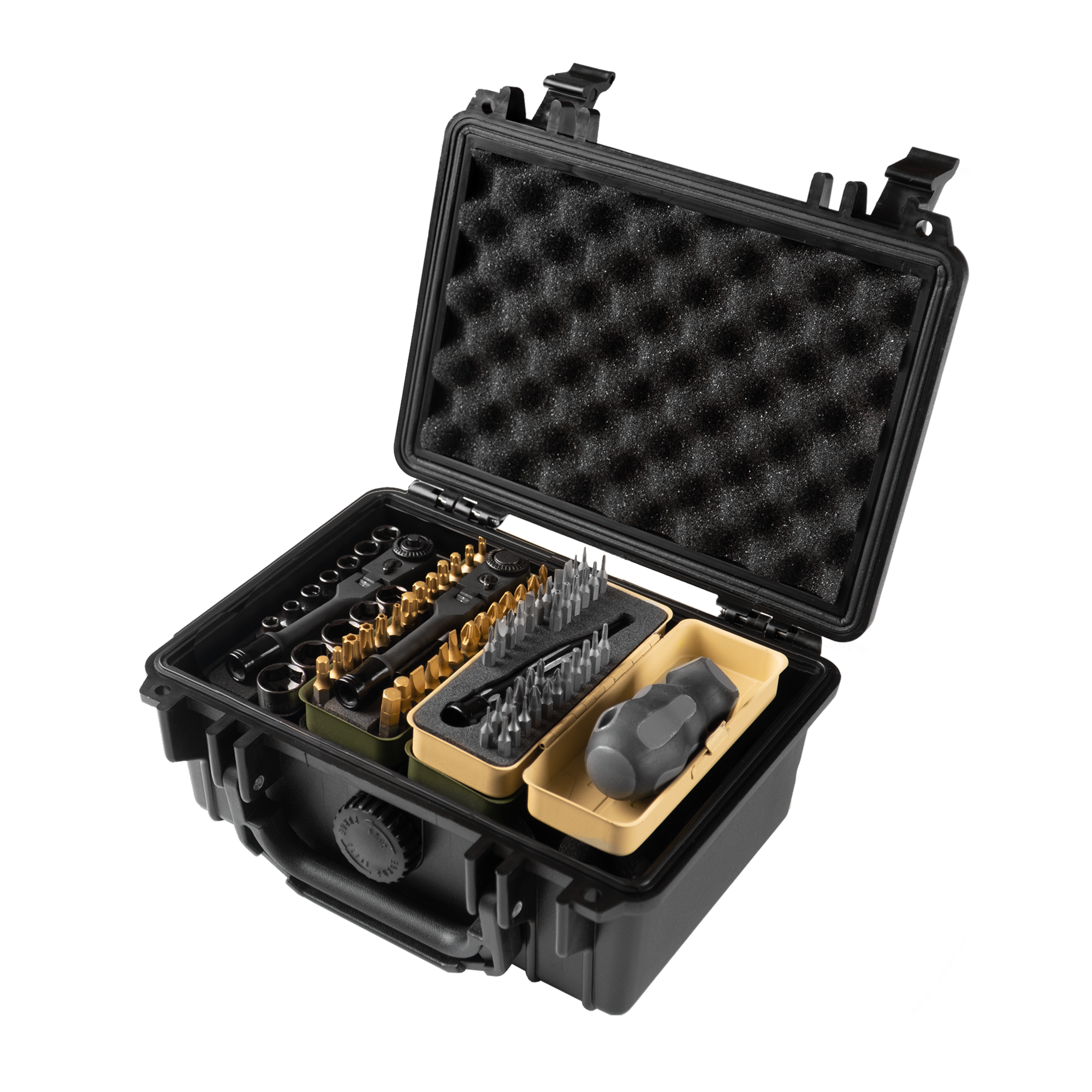 Black Full Arm Set with Storage Case