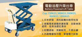 Battery Power Lift Table