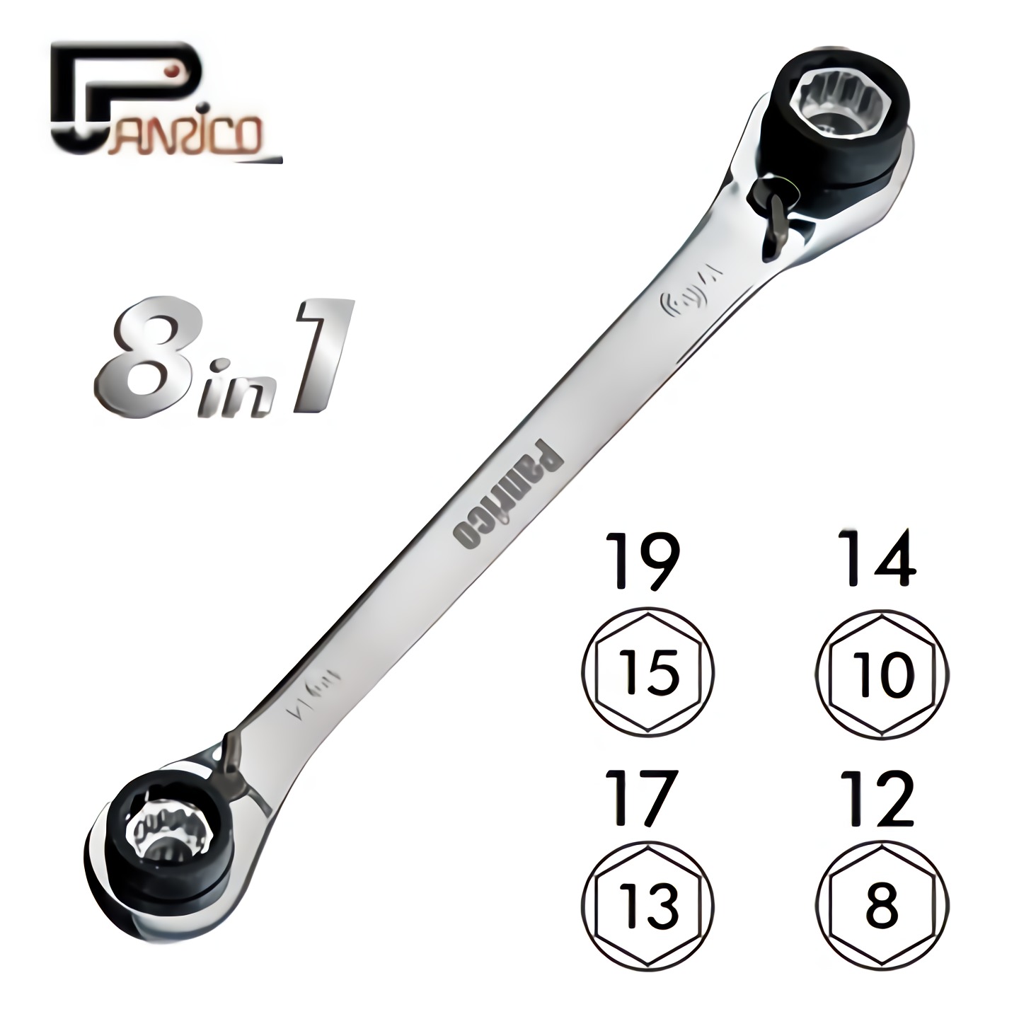  8 in 1 Ratchet Wrench