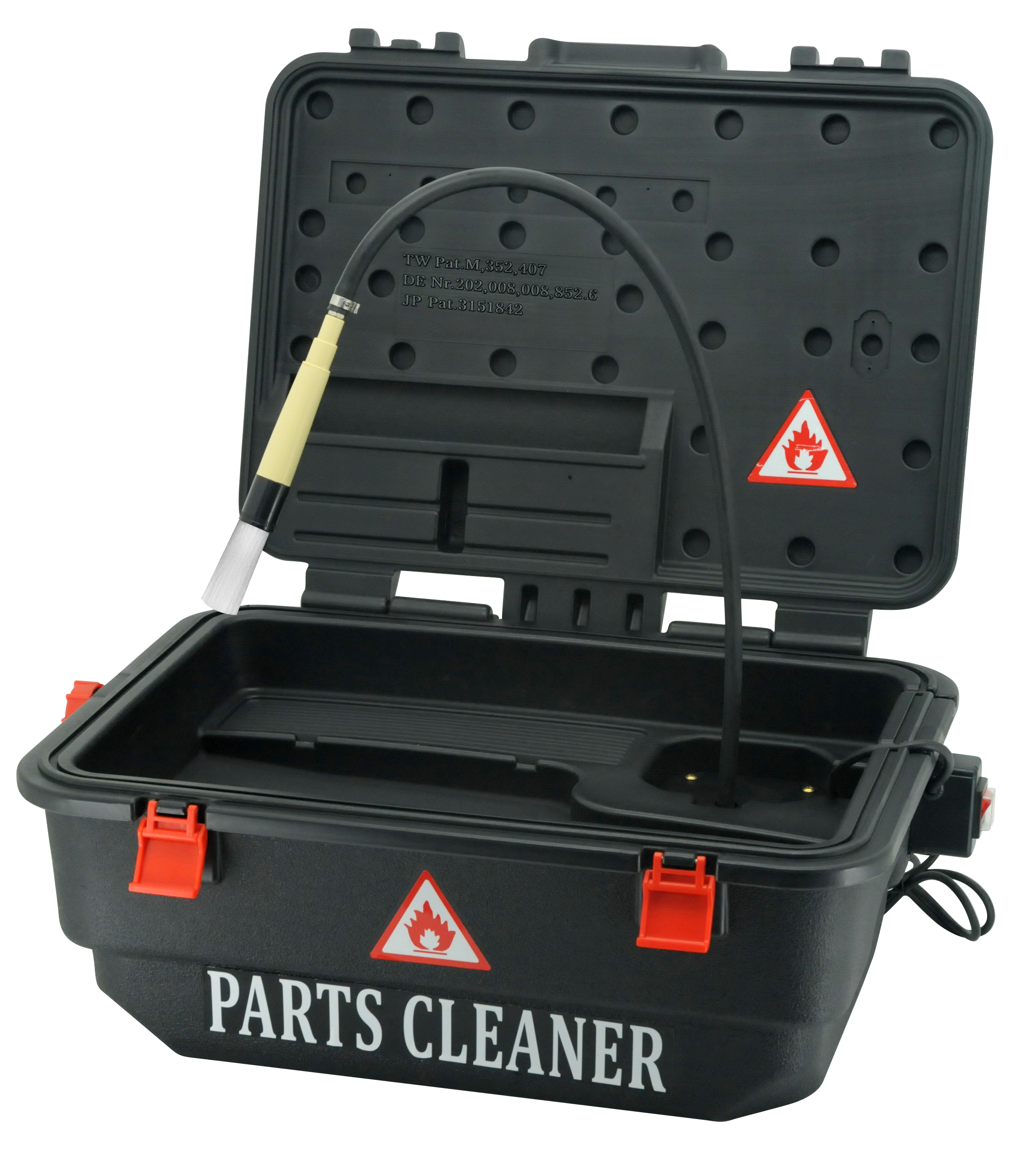 Mobile Parts Washer With Cleaning Brush