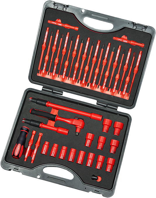 41 PCS 3/8” INSULATED SCREWDRIVER AND SOCKETS SET