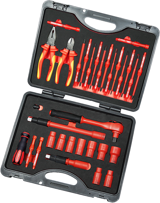 32 PCS 1/2” INSULATED SCREWDRIVER AND PLIERS SET