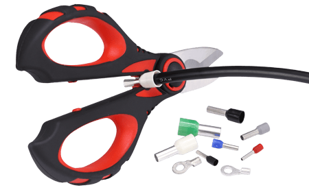 Electrician Scissors with crimper