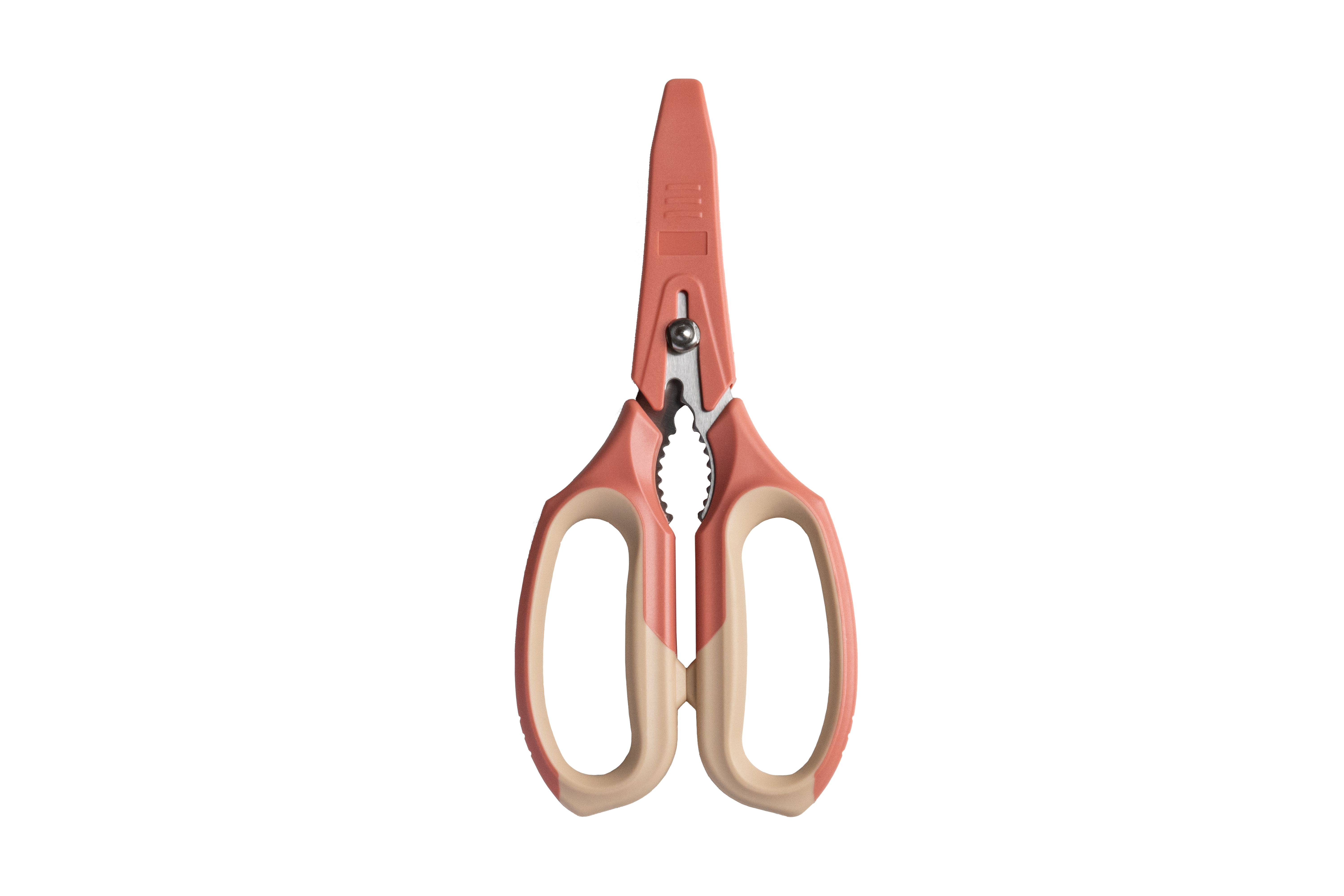 Peach Orange Multi-Function Scissors
