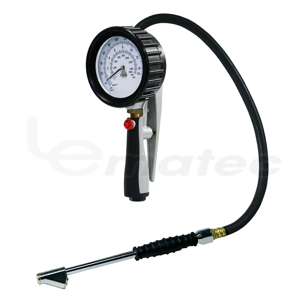 Heavy Duty Tire Inflator With Dual Chuck