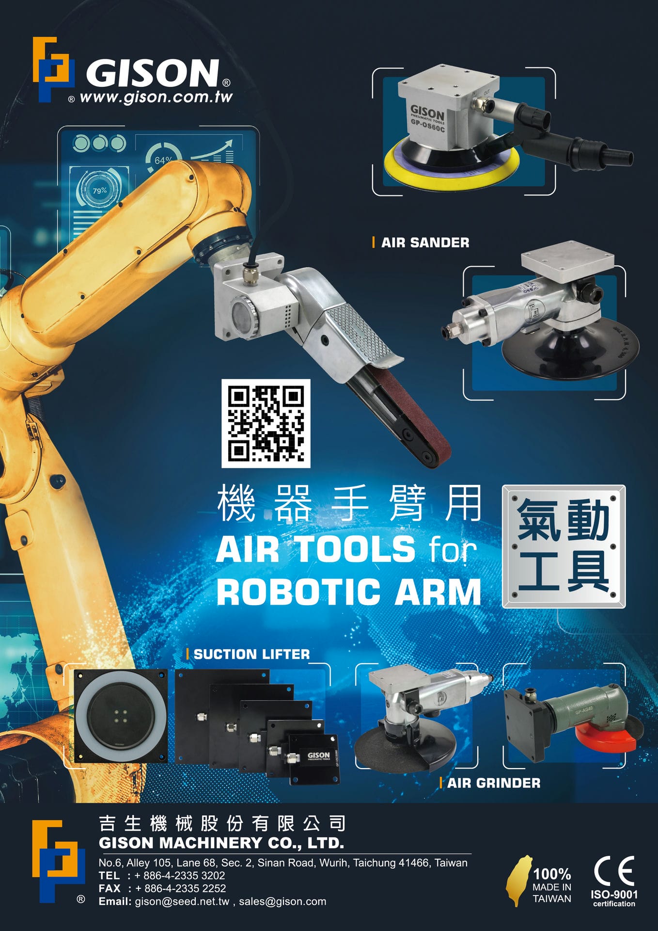 Air Tools for Robotic Arm