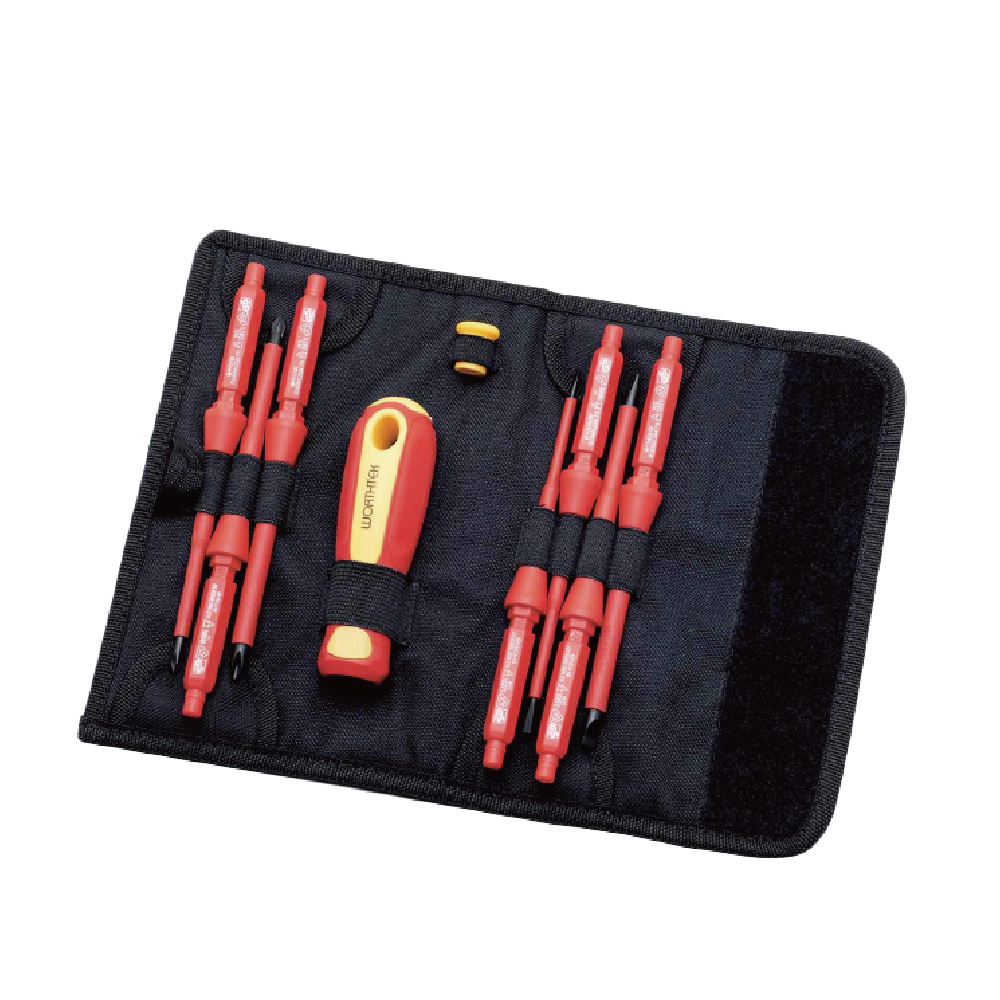 WG280 9PC VDE Interchangeable screwdriver set