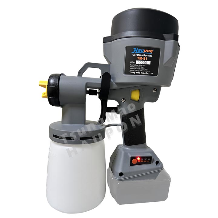  HVLP CORDLESS PAINT SPRAYER TM-81