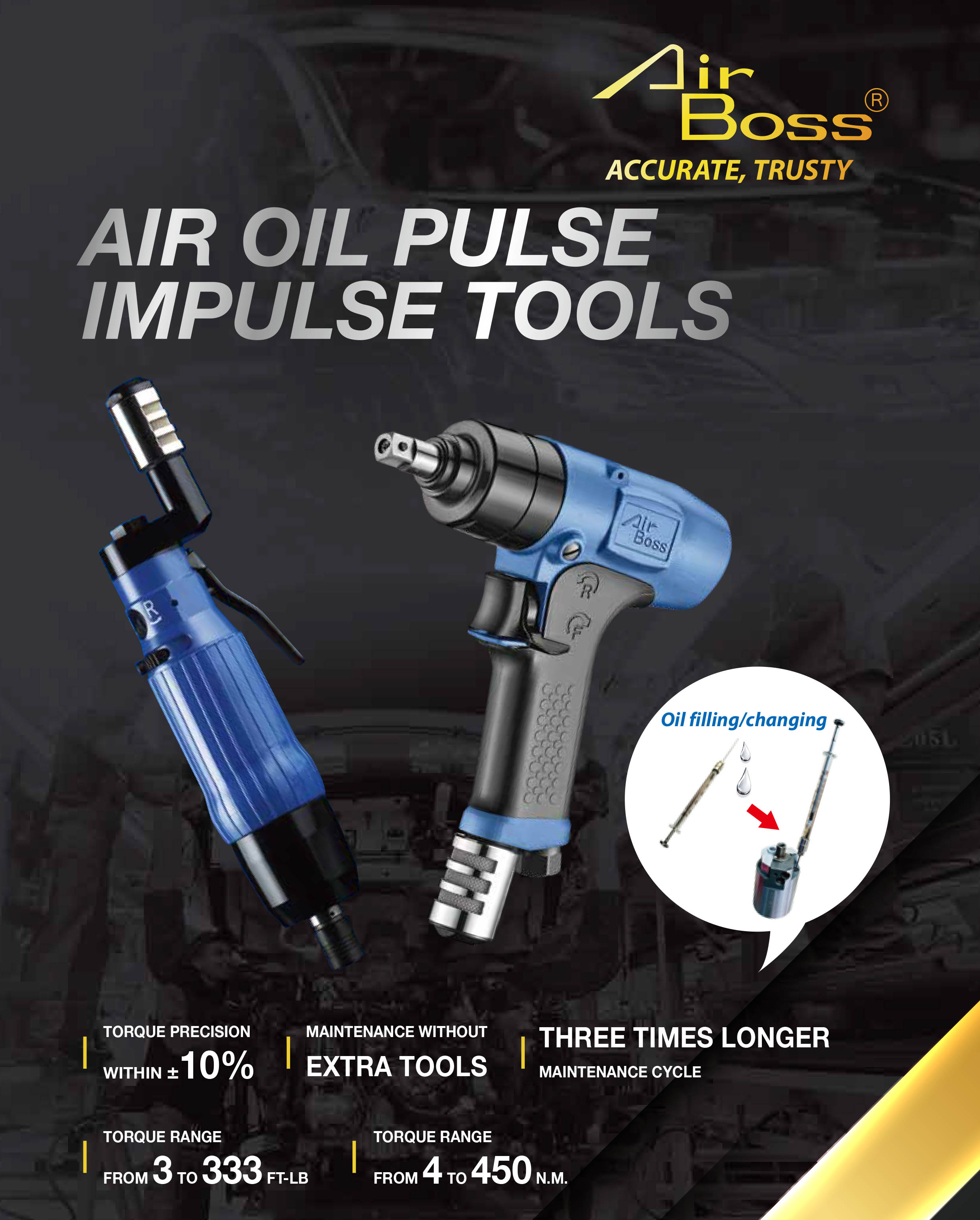 Air Oil Pulse/Impulse Tools