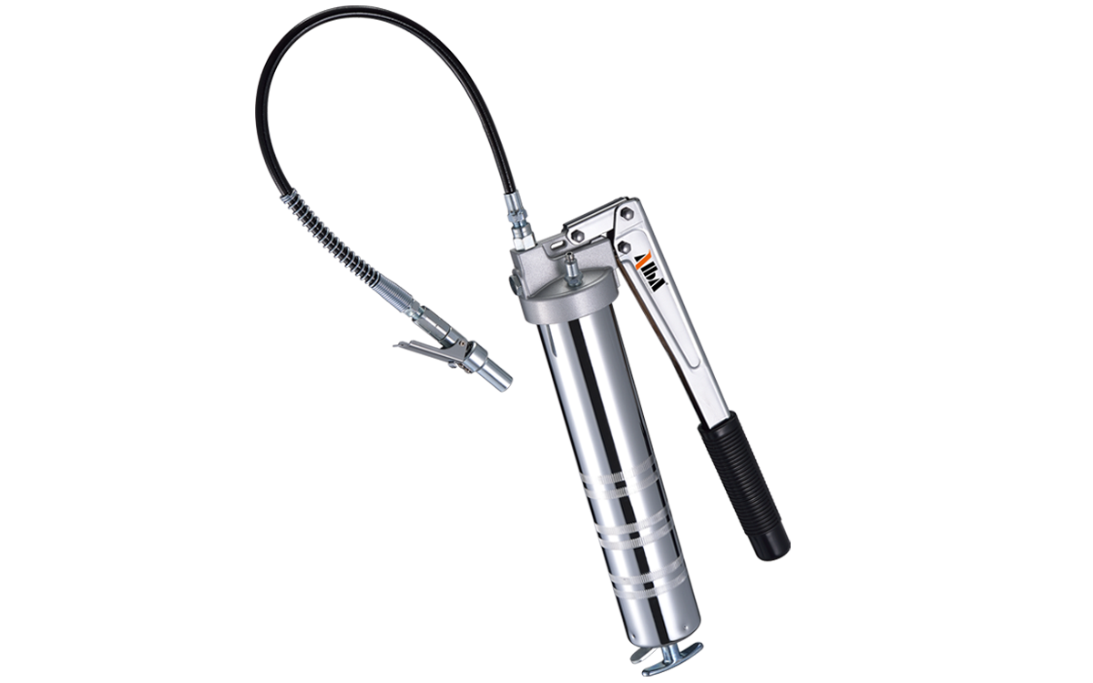 14oz/400g Premium Lever Grease Gun w/ EcoSmart® System + Slimline Quick Release Grease Coupler