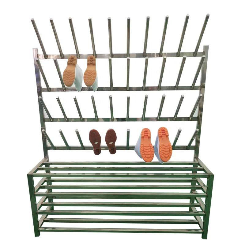 Stainless Steel Boot Storage Rack